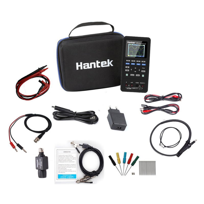 Hantek 2D82AUTO KIT DE BASE Mini oscilloscope portable pour l'automobile Hantek 2D82AUTO KIT DE BASE Mini oscilloscope portable pour l'automobile