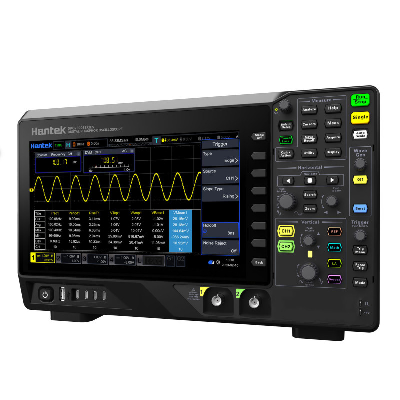 Kit De 2 Sondes Oscilloscope Hantek PP200 - 200MHz, X1/x10, Pour Oscilloscopes Numériques, 2 Canaux